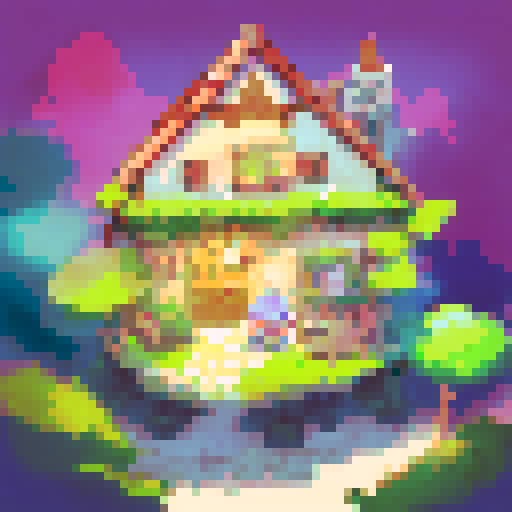 Chibi Robo, small and cute, joyfully playing in a sandy box, surrounded by vibrant colors and a whimsical landscape portrait