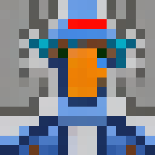 robot, close up, pixel art, 16x16, game icon, with blaster, side view, 8 different movement positions