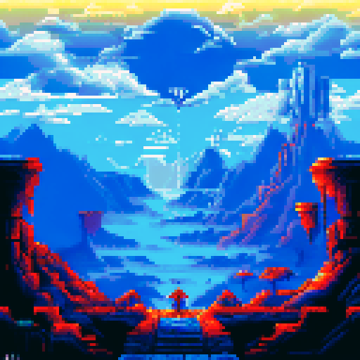 A top-to-bottom pixel-art image of a Warhammer 40,000 Imperial Space Marine in dynamic pose, with a clean white background.top-to-bottom view