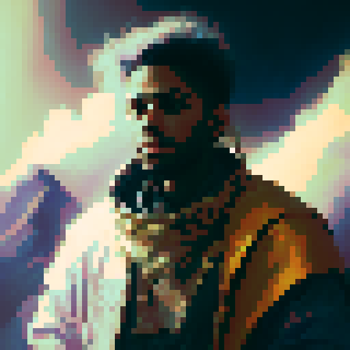 Portrait of the Greek God Zeus holding his lightning bolt