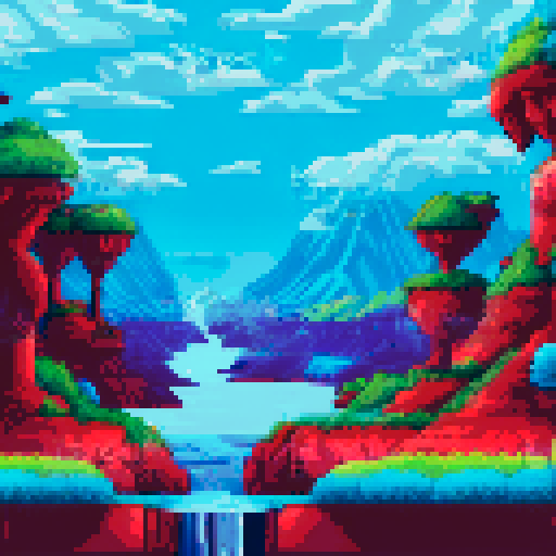 Can you make a mystical land with various biomes