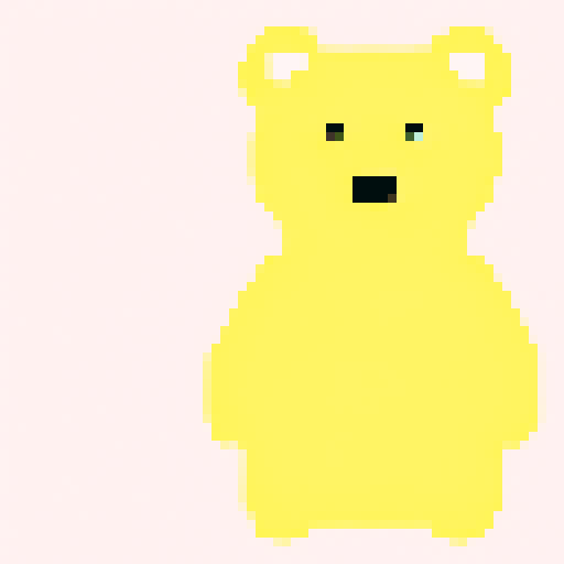 cute yellow bear