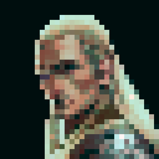 a streetfighter style game character select icon of legolas from lord of the rings