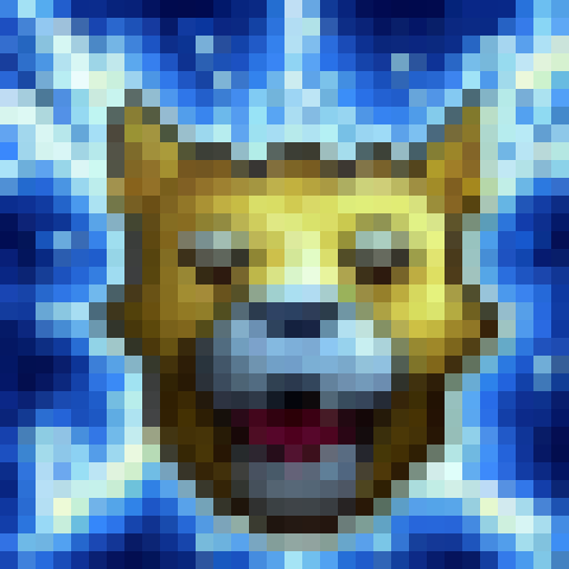 Draw Rick's dog mid-fetch, with a ball or frisbee in his mouth and his tail wagging with excitement. Write "Rick" in big bold letters above or below the dog.