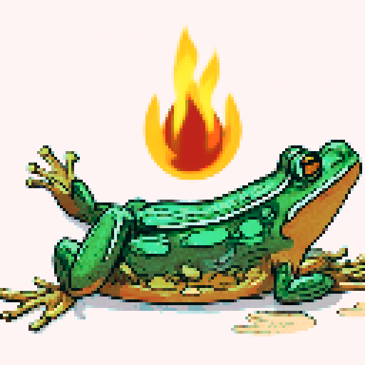 In the cozy ambiance of a dimly lit room, a small, jovial frog perches comfortably upon a plush couch chair, its diminutive size emphasized by the vastness of the furniture. The flickering flames of a nearby fireplace cast a warm glow, enveloping the space in a soft, golden light, creating an atmosphere of comfort and relaxation. With a mug clasped delicately between its tiny webbed fingers, the contented frog takes a sip of steaming coffee, its expression reflecting pure bliss.