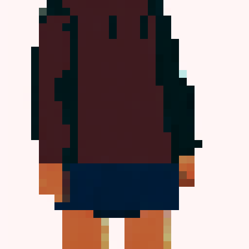 Full body side profile of the 240x160px character