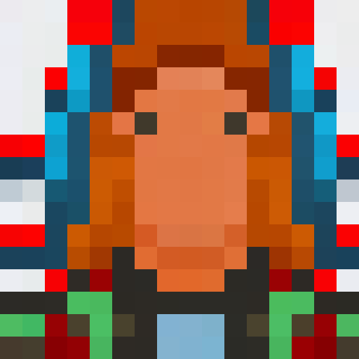 astronaut, game icon, close up, helmet reflection, pixel art, stars in the background, rendered in 16x16 portait style