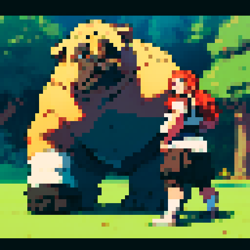 chubby dog with dumbbell