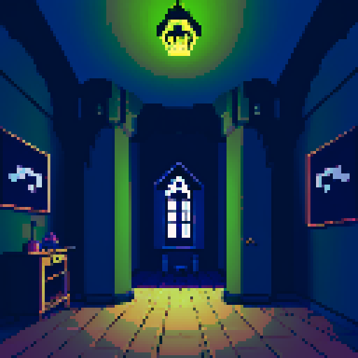 A room of a spooky castle