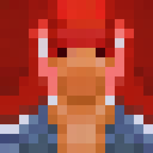 Red ruby gemstone, close up, 16x16 pixel art, vibrant red, glossy texture, faceted edges, sparkling highlights, game icon, portrait style