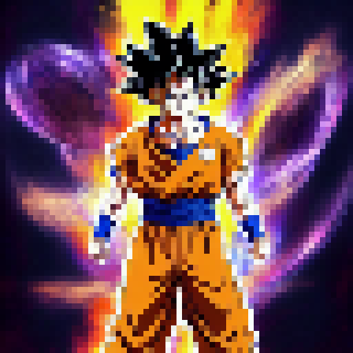 Goku going into different forms