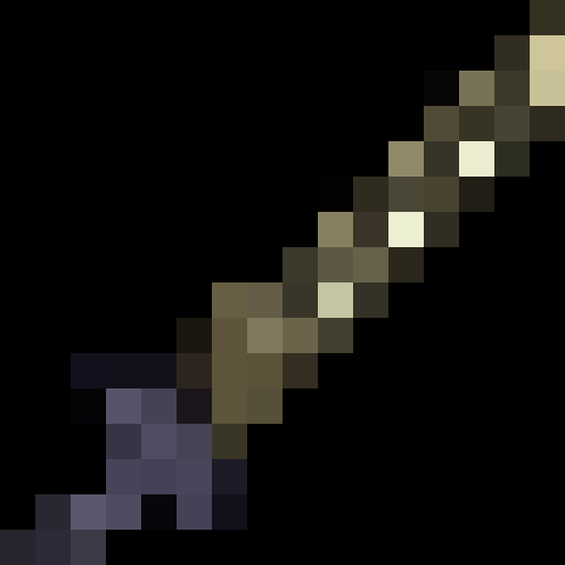 fire sword, pixel art, close up, 16x16, game icon, vibrant colors, glowing flames, intricate details, sharp edges, menacing presence, swirling smoke, flickering embers, intense heat