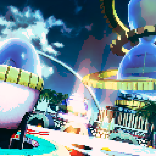 Dragonball xenoverse, vibrant colors, dynamic action poses, epic energy blasts, martial arts battles, towering mountains, swirling clouds, intense facial expressions, futuristic cityscape, detailed character designs, iconic hairstyles, dramatic lighting, mystical dragon summoning, cosmic battles, floating islands, intricate costumes, powerful transformations, explosive power levels, intense training montages, iconic symbols