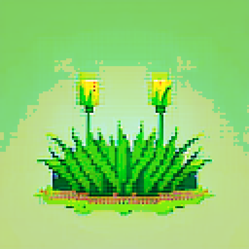 solid color background, single blade of grass