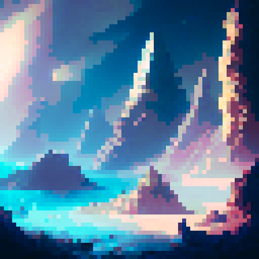 Frothy, sparkling ocean water sprite, with seamless tiling on edges