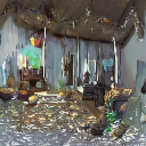 smooth low-quality wide shot of laggy webcam stream screencapture of a dreadlocked religious commune that looks like a hoarder's damp smokey campy colorful living room with interior wooden panel walks and grandma lamps and 3 ceiling fans across and down on the floor they make complex Catholic-Christian theologically interesting pillow-forts, pillow forts, many varieties of pillows, angled shot from ceiling down sweeping down like tarkovsky at the old brown sunken couch, they sit looking up gazin