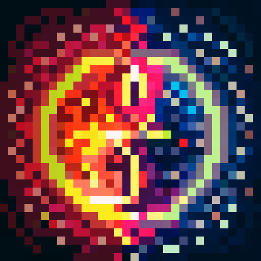 twinflames, yin and yang symbol, gaia tree, arms around, close up, skill art, oil canvas