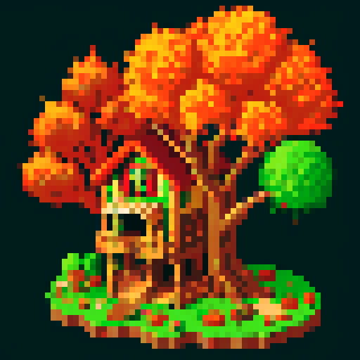 Autumn Tree house