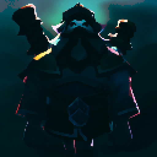 three men, king and his retinue, crown, light at the kind, dark place, king with sword, cant see eyes, eyes darken