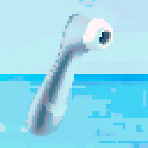 A sleek, ergonomic device in soft metallic blue, its curved form designed for precision and comfort. A smooth silicone tip, encircled by a contrasting white ring, hints at advanced technology and gentle functionality. Rendered in a clean, modern digital illustration, set against a serene gradient of cool blues,as a 32x32 pixel game icon, rendered with skillful pixel art in sRGB colors