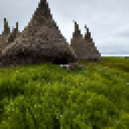 Viking village Pin forest