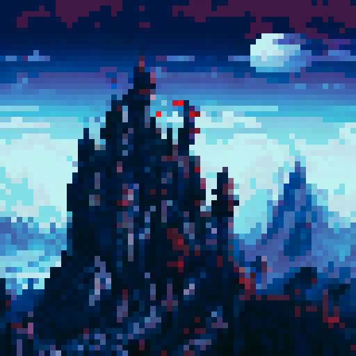 Dark mid evil themed castles