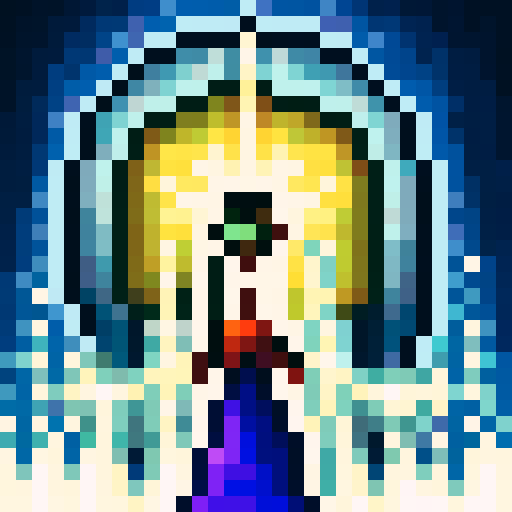 Una mujer está parada frente a un espejo. Se mira a sí mismo y sonríe.