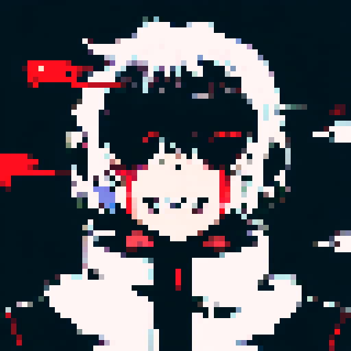 Cyberpunk hacker man