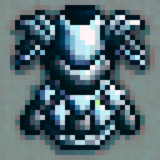 Skeletal warrior armor, bone white colors