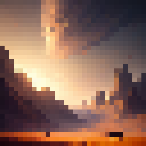 Vast grasslands stretch to the horizon, an horde of galloping horses and armored riders, as the sun sets behind the mountains, casting a warm, orange glow, depicted in a realistic, oil painting style.