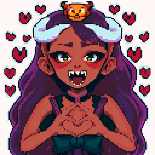 cute, adorable demon with intricate details, Pixar-style, Chibi art