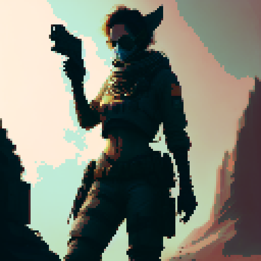 cowgirl, badass, guns, desert, sunset, wasteland, post-apocalyptic