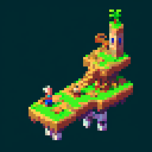 A horizontal scrolling platform game of a post-apocalyptic world where humanity is almost extinct and technology is scarce. The world should have 3 platforms.