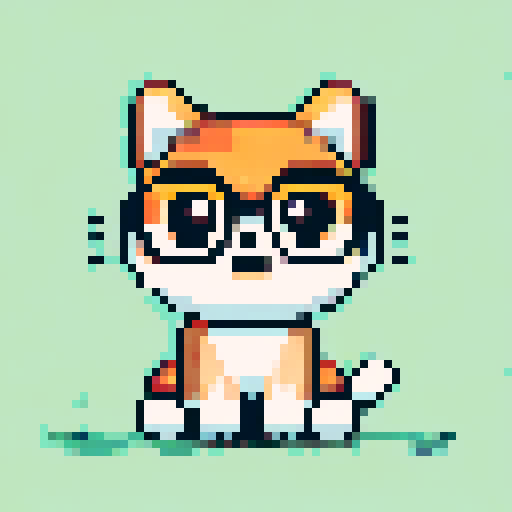 Pixel art landscape with a character wearing a hat in sRGB color scheme against a visually appealing background