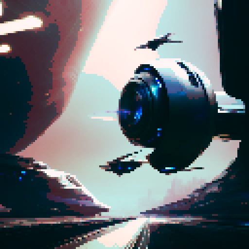 Futuristic, sleek, and highly technical.

        "A 3D printed, cyber-secured, nanotech-inspired drone, controlled by an advanced AI system, hovering over a smart city skyline, with its sleek metallic frame reflecting the energy-efficient LED lights and the internet of things-connected devices below."