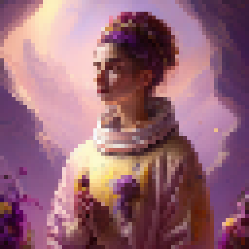 Vibrant, celebratory, and religious

Flowers and candles adorn the colorful altar as a Latina mother, surrounded by her loving family, bows her head in prayer to honor the divine on Mother's Day 2023.