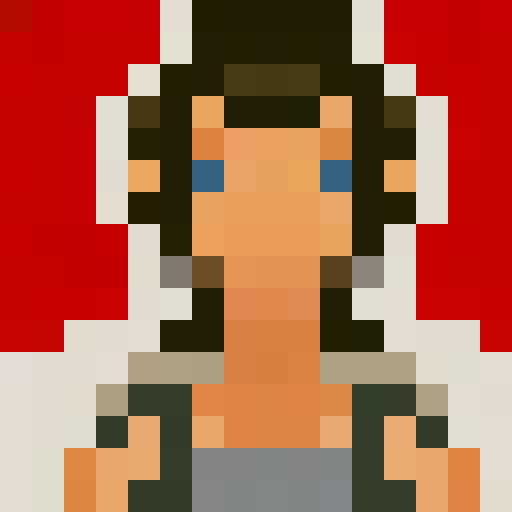 a cute elf with a genshin impact landscape
