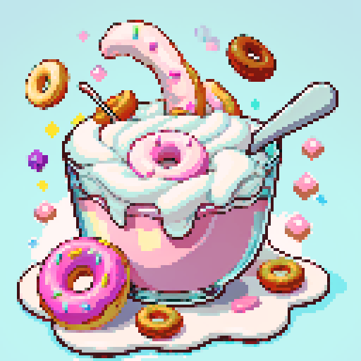 donut, yogurt