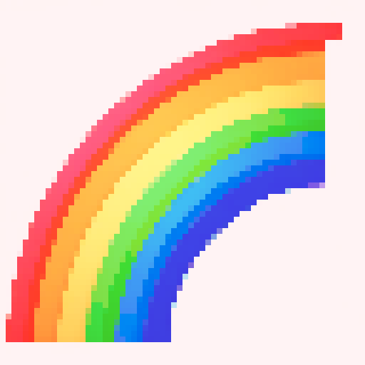 A vibrant, pixelated cityscape at sunset with towering skyscrapers, flickering neon signs, bustling streets filled with pixelated cars, and a warm orange glow illuminating the scene