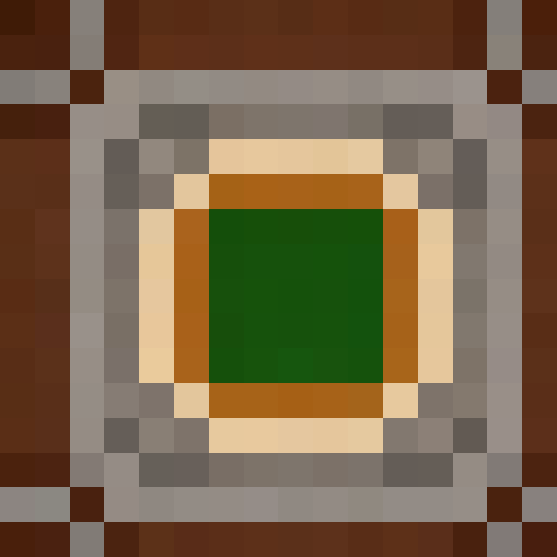 brown crate, game icon, 16x16, pixel art, close up, portrait, textured surface, weathered wood, rusty nails, dusty corners, soft shadows, rectangular shape, muted colors, low contrast, retro style, tiny details