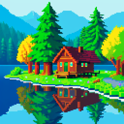 pacific northwest woods and lakeside wilderness