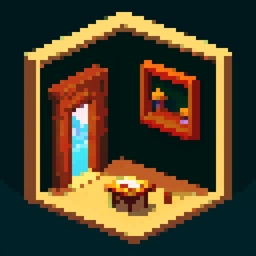 Show a vault full of secure paintings and artworks