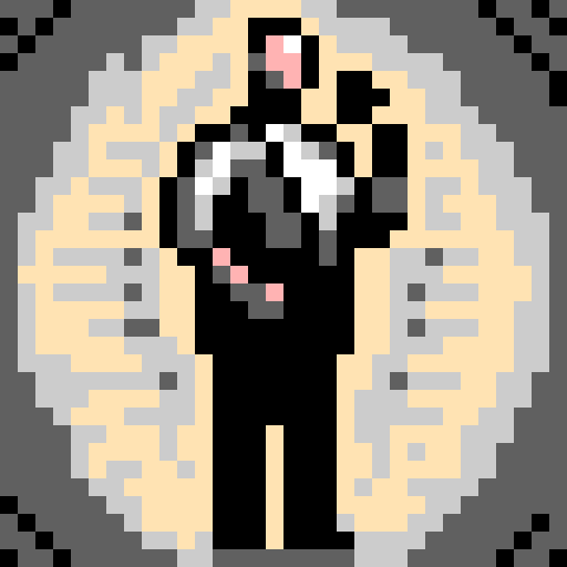 bald skin-colored guy, facing right, light gray longsleeve shirt, dark gray pants, black shoes, shiny, shaded, game icon, 32x32 pixel art, sRGB, skill art, full body, portrait, idle animation