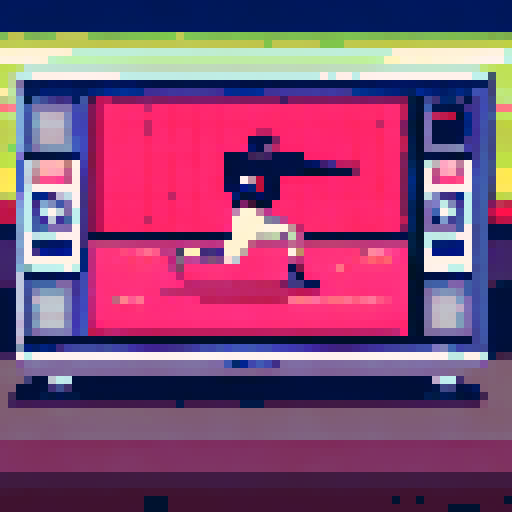 Tecmo Bowl player stats screen, football player stats, two bio pics, vibrant colors, retro pixel art, sRGB