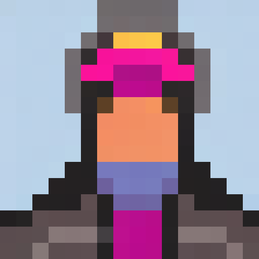 Winter clothing drive box, colorful scarves, hats, mittens, pixel art, 16x16 portrait, white background.