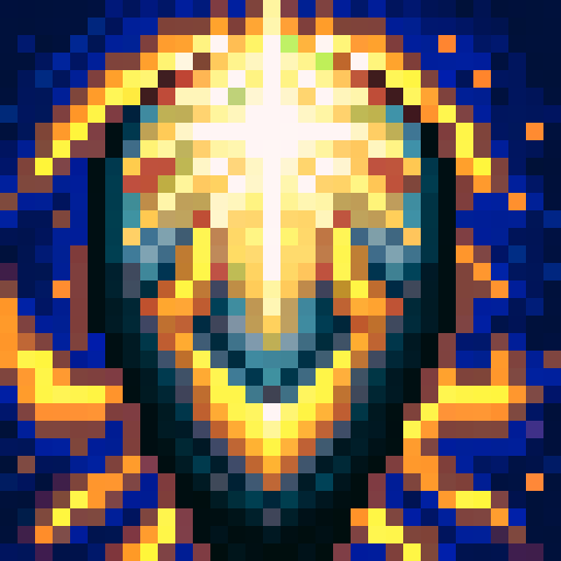 fireball skill, vibrant colors, pixelated flames, intense heat, glowing embers, dynamic motion, spellcasting gestures, magical energy, focused expression, detailed shading, dramatic lighting, fiery background, small but powerful, iconic symbol, 32x32 pixel art, sRGB, skill art, close up, portrait