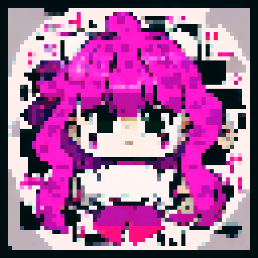 flowing, beautiful, pink ballet slippers, character portrait, close up, anime style, pixel art