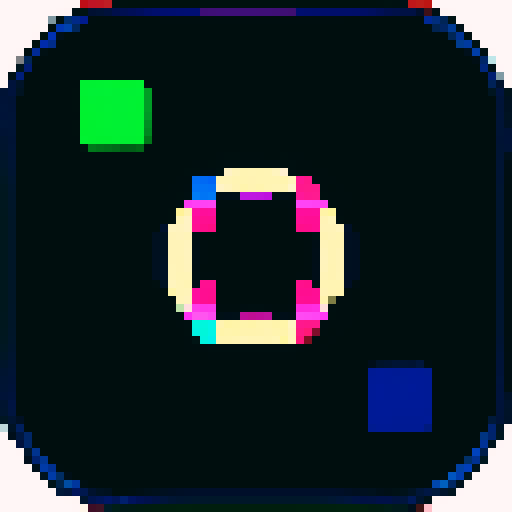 Hackreels logo, vibrant colors, retro aesthetic, pixelated design, 8-bit graphics, sharp edges, neon palette, dynamic composition, symmetrical arrangement, geometric shapes, glowing highlights, contrasting shades, digital art, sRGB color space