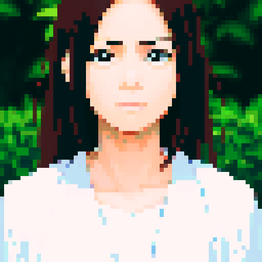 Basic translation from image to pixelated portrait