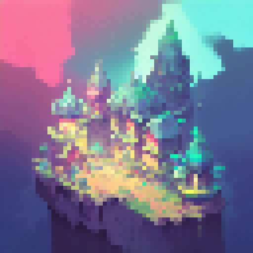 "Hyper-realistic, neon-lit cityscape towers over serene natural landscape with majestic mountain range and tranquil lake, all rendered in bold, contrasting colors and intricate details, perfect for a landscape portrait NFT."